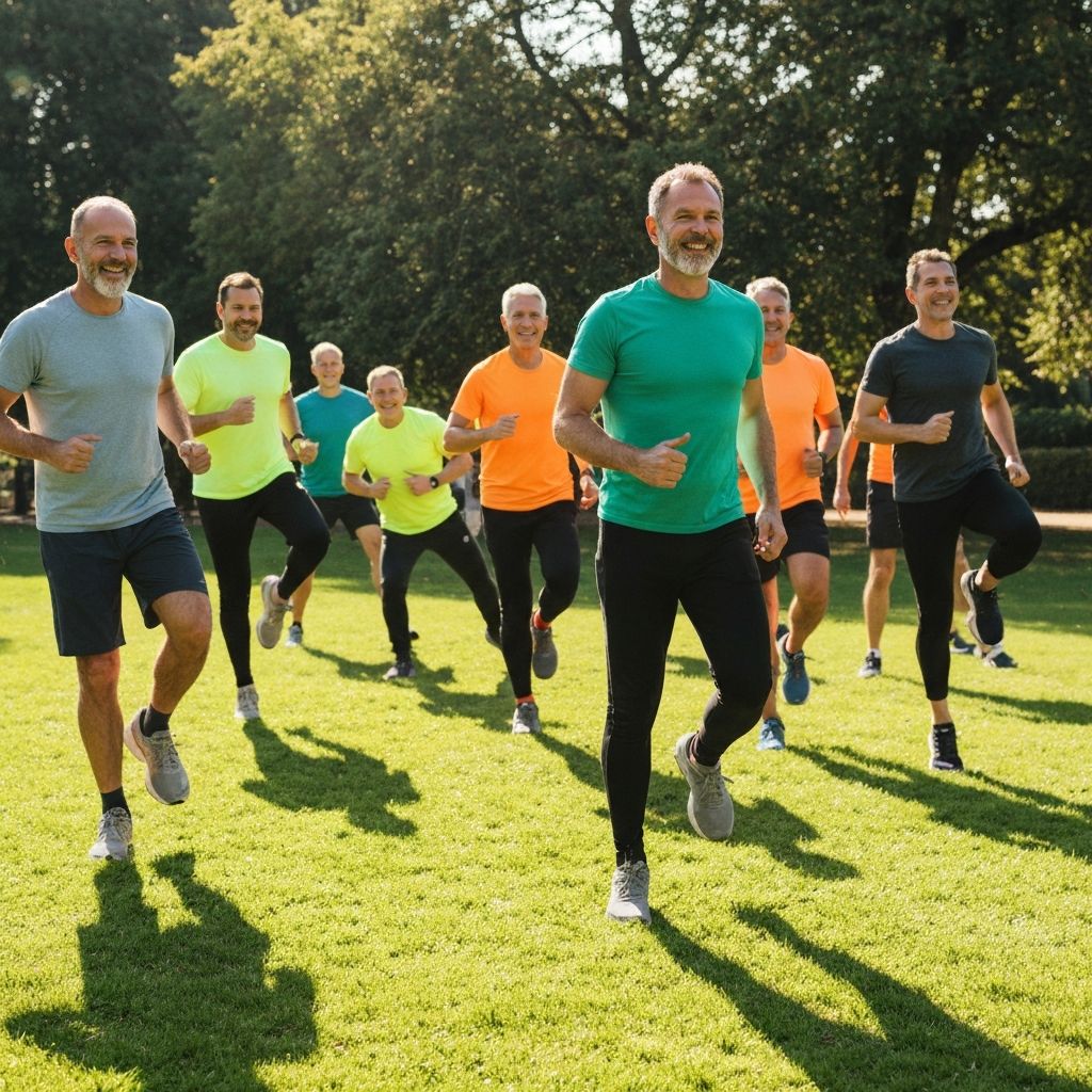 Active lifestyle for men over 40